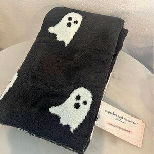 Cupcakes and Cashmere Black Ghost Blanket